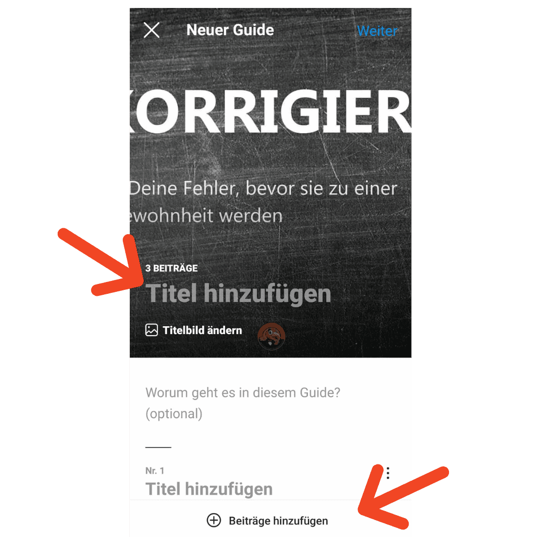Instagram Guides Erstellen Title