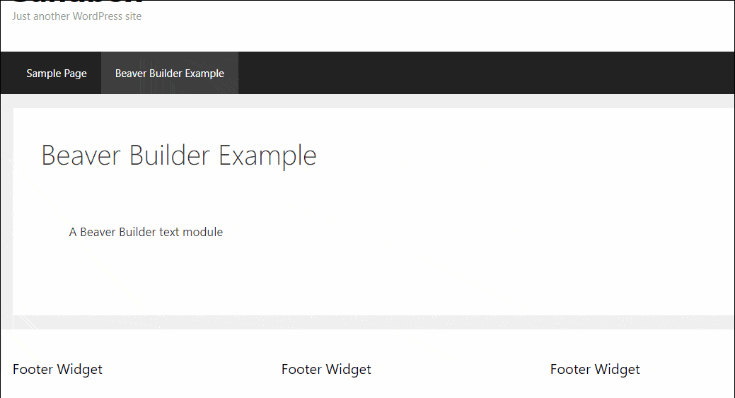 Beaver Builder Editor
