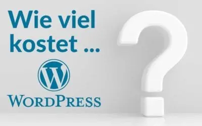 WordPress Kosten & Preise 2026 – Wie viel kostet WordPress wirklich?