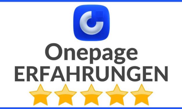 Onepage Erfahrungen & Test 2023– Alles was Du zu Funktionen, Preise, Kosten und Alternativen wissen musst