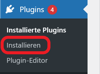 Plugins in WordPress installieren
