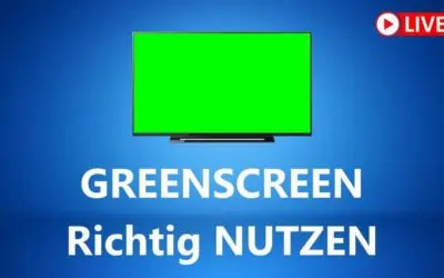 Wie Du einen Greenscreen nutzen, einstellen und richtig ausleuchten kannst