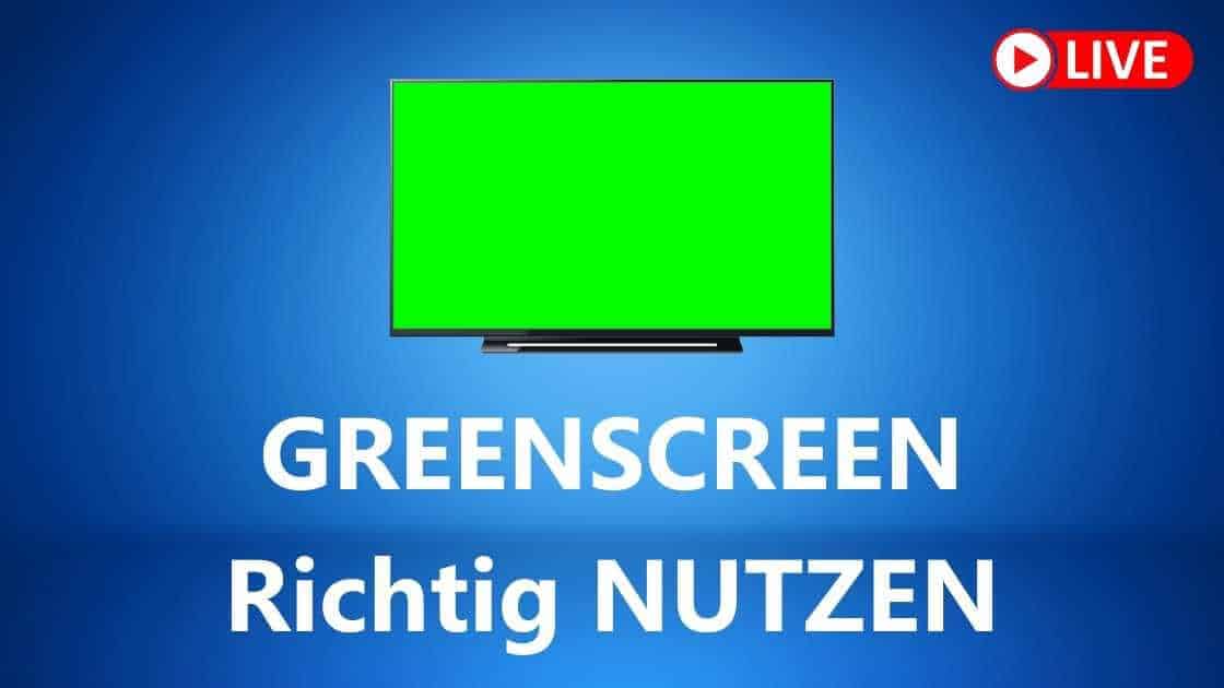 Wie Du einen Greenscreen nutzen, einstellen und richtig ausleuchten kannst