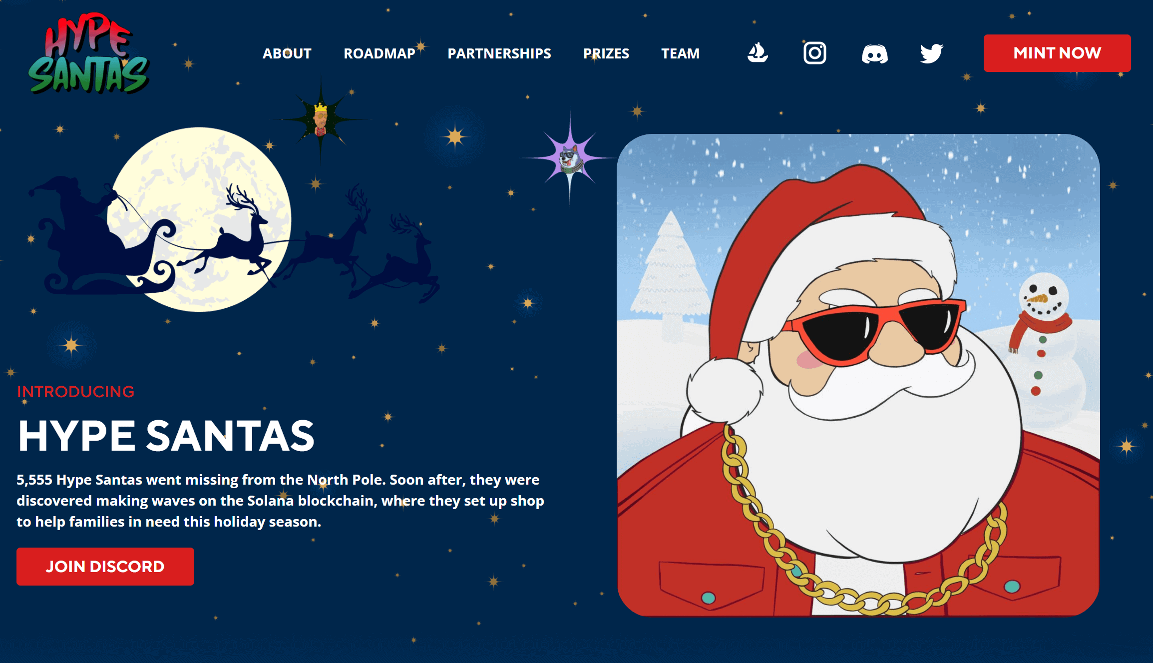 NFT Marketing Hype Santas