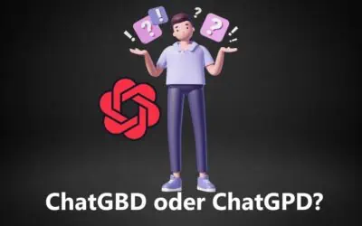 ChatGBT oder ChatGPD? Beides falsch. Es heißt ChatGPT