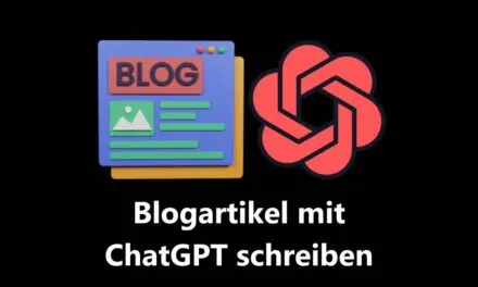 Wie Du einen Blogartikel mit ChatGPT schreiben kannst in 2024 [Schritt für Schritt Anleitung]