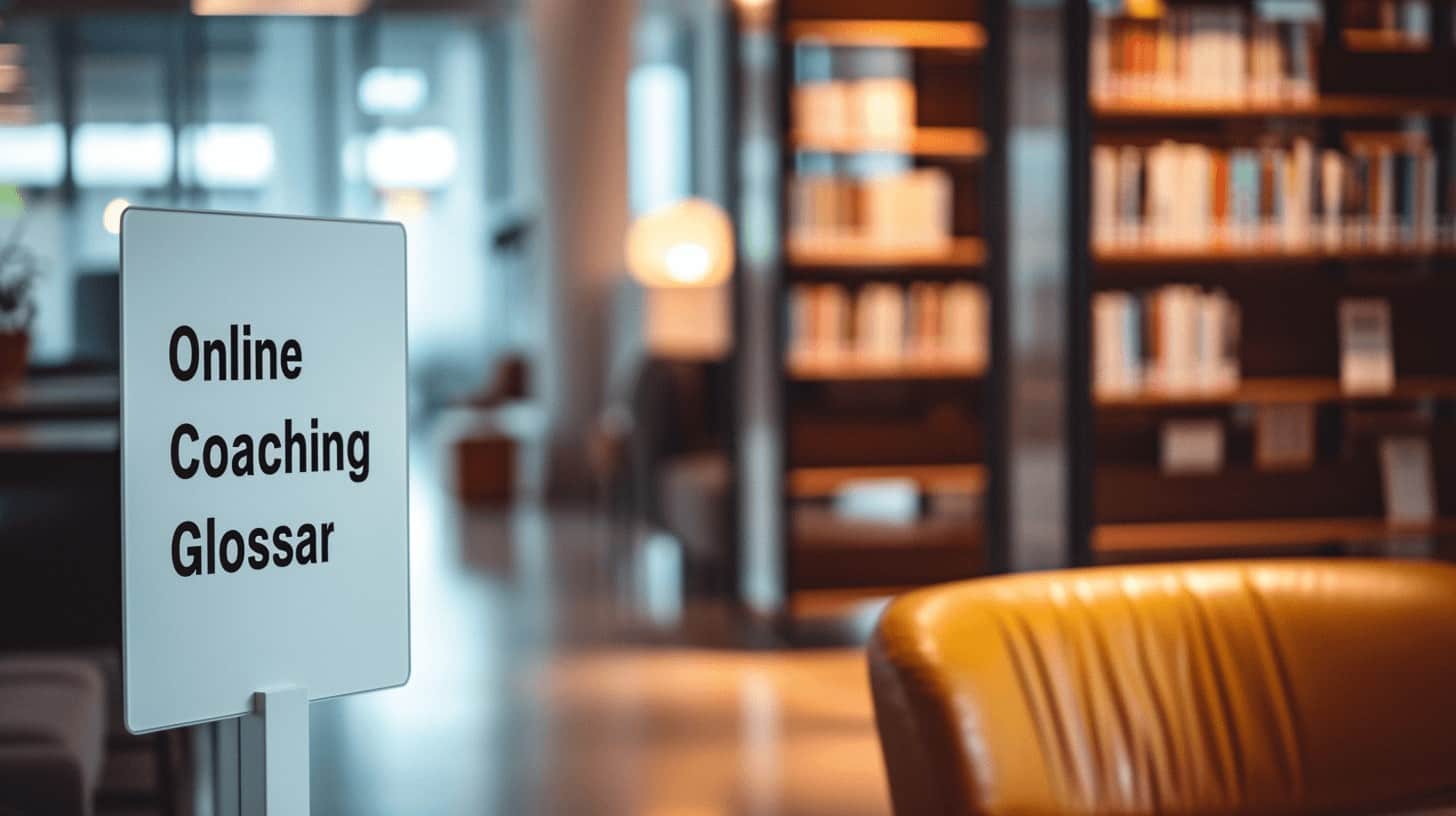 175+ Online Coaching Begriffe einfach erklärt: Online Coaching Glossar und Lexikon mit Definitionen